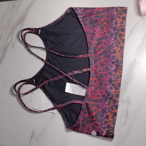 🍉3/$20 🌸Zella Animal Print Girls Swim Top - Picture 2 of 5